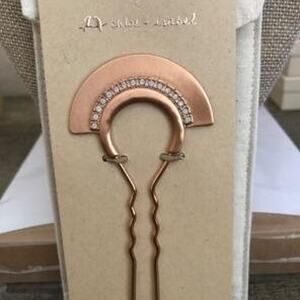 C+I Jen Atkin Rose Gold Fan Hair Pin